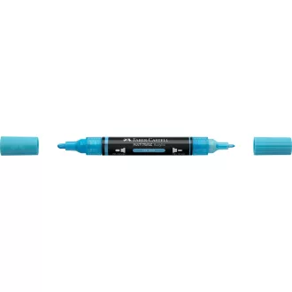   Akril marker kétvégű MULTIMARK 148 Faber-Castell jégkék 