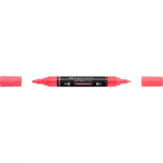   Akril marker kétvégű MULTIMARK 255 Faber-Castell neon narancs