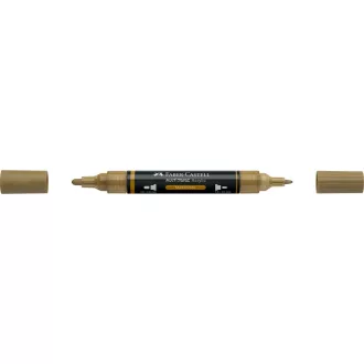   Akril marker kétvégű MULTIMARK 178 Faber-Castell kávé barna