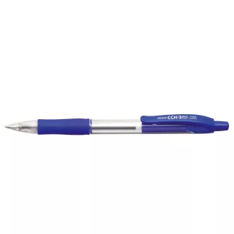   Golyóstoll 0,7mm, kék átlátszó test, Penac CCH-3, írásszín kék