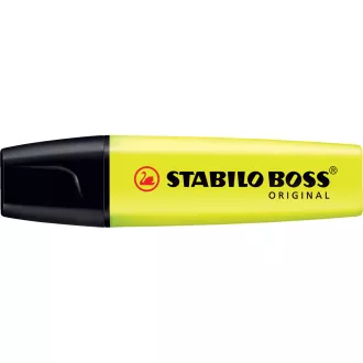   Szövegkiemelő 2-5mm, vágott hegyű, STABILO Boss original sárga