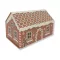 Karácsonyi ajándékdoboz mézeskalácsház 20 x12.2 x 13 cm mágneses zárral