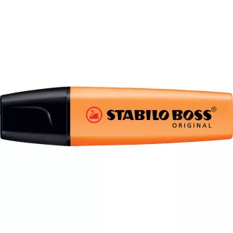   Szövegkiemelő 2-5mm, vágott hegyű, STABILO Boss original narancs