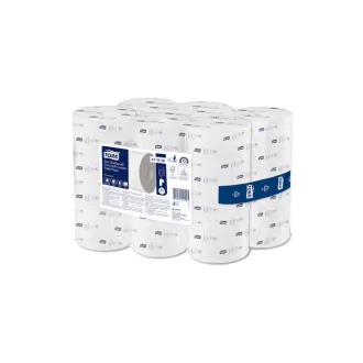   Toalettpapír 3 rétegű beslőmagos átmérő: 13 cm 550 lap/63,25 m/tekercs 18 tekercs/karton OptiServe® T7 Tork_472650 fehér