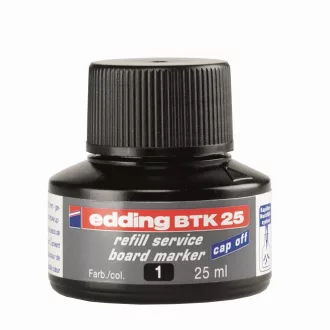 Tinta utántöltő táblamarkerhez 25ml, Edding BTK25 fekete