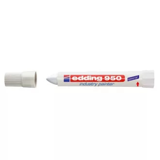 Alkoholos jelölő marker 10mm, kúpos Edding 950 fehér