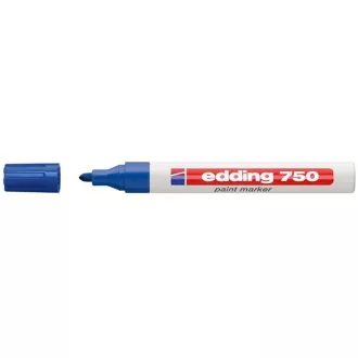 Lakkmarker 2-4mm, kerek Edding 750 kék