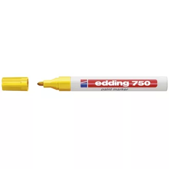 Lakkmarker 2-4mm, kerek Edding 750 sárga