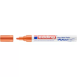 Lakkmarker 2-4mm, kerek Edding 750 narancs