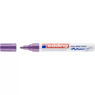 Lakkmarker 2-4mm, kerek Edding 750 lila