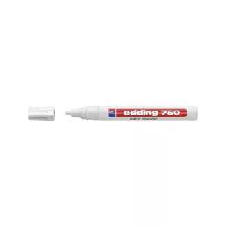 Lakkmarker 2-4mm, kerek Edding 750 fehér