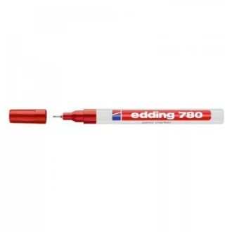 Lakkmarker 0,8mm, kerek Edding 780 piros