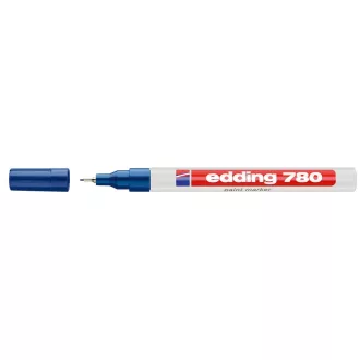 Lakkmarker 0,8mm, kerek Edding 780 kék