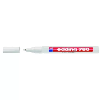 Lakkmarker 0,8mm, kerek Edding 780 fehér