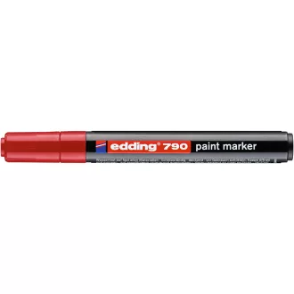 Lakkmarker 2-3mm, kerek Edding 790 piros