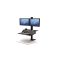 Munkaállomás ülő-álló, Fellowes® Lotus VE, két monitorhoz