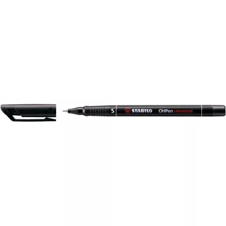Alkoholos marker 0,4mm, STABILO OHPen S fekete