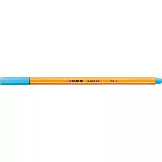 Rostirón, tűfilc 0,4mm, STABILO Point 88 azúrkék