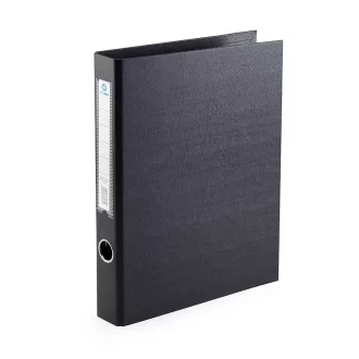   Gyűrűskönyv A4, 3,5cm, 4 gyűrűs PP/PP Bluering® Prémium fekete