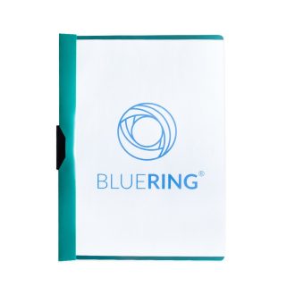   Gyorsfűző klip mappa A4, műanyag 60laphoz fém klippes Bluering® zöld