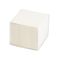 Kockatömb 8x8x6,5cm, ragasztás nélküli, transzparens tartóban 80% fehérség Bluering® fehér