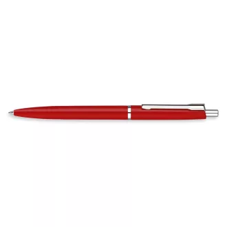   Golyóstoll nyomógombos 0,8mm, műanyag piros test Blanka K, írásszín piros