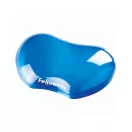 Csuklótámasz, mini, géltöltésű, Fellowes® Crystal Gel, kék