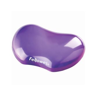   Csuklótámasz, mini, géltöltésű, Fellowes® Crystal Gel, lila