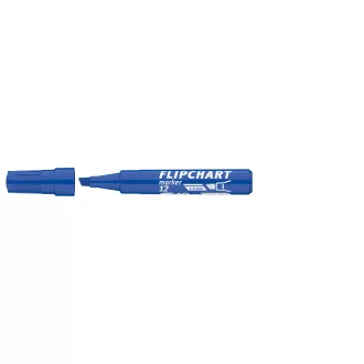 Flipchart marker vízbázisú 1-4mm, vágott Artip 12 kék
