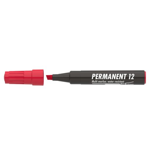 Alkoholos marker 1-4mm, vágott Ico 12 piros