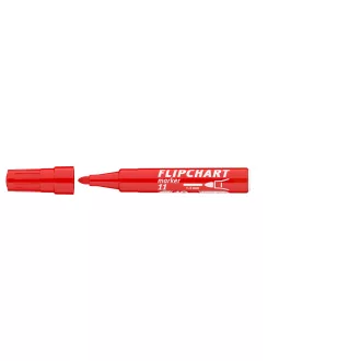 Flipchart marker vízbázisú 3mm, kerek Artip 11 piros