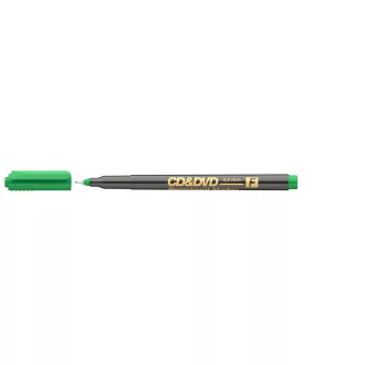 Alkoholos marker 0,5mm, CD/DVD F Ico, zöld