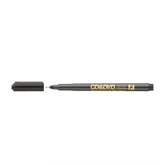 Alkoholos marker 0,5mm, CD/DVD F Ico, fekete