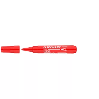 Flipchart marker vízbázisú 3mm, kerek Artip 11XXL piros