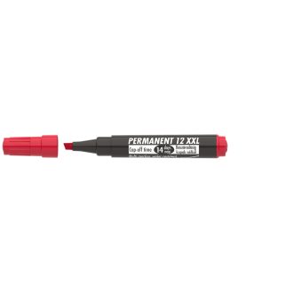 Alkoholos marker 1-4mm, vágott Ico 12XXL piros