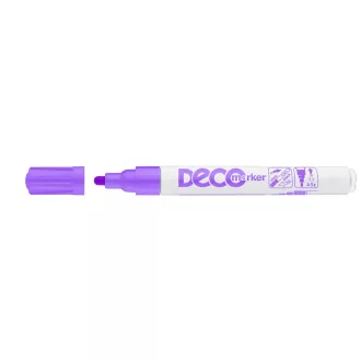 Lakkmarker, decomarker 2-4mm, kerek Ico lila