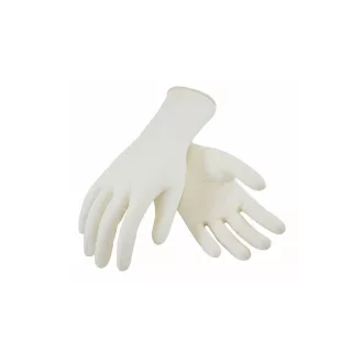   Gumikesztyű latex púderes M 100 db/doboz GMT Super Gloves fehér