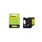 Feliratozógép szalag kompatibilis Dymo S0720580/45018 12mmx7m ECO fekete/sárga