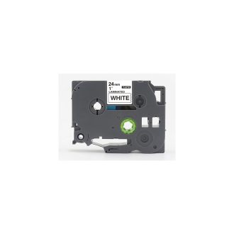   Feliratozógép szalag, Brother TZE251 24mm ECO fekete/fehér