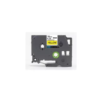 Feliratozógép szalag Brother TZE641 18mm ECO fekete/sárga
