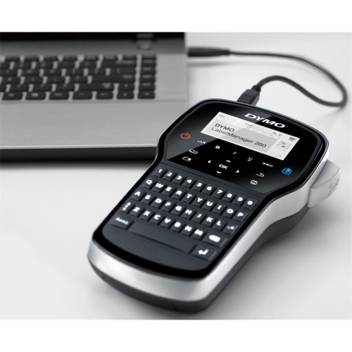 Feliratozógép elektromos Dymo LM 280 készlet, táskában