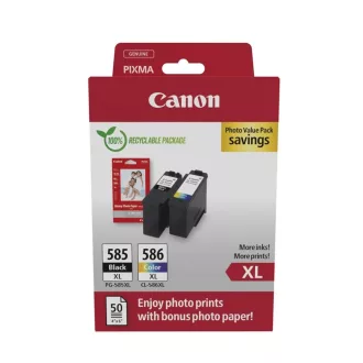   Canon PG585XL/CL586XL tintapatron multipack + fotópapír ORIGINAL