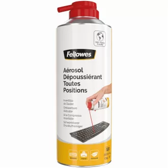   Sűrített levegő, porpisztoly, 520 ml,/200 ml, forgatható, HFC mentes, gyúlékony,Fellowes®