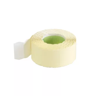 Árazószalag 25x12mm, stancolt 10 tekercs/csomag, fehér