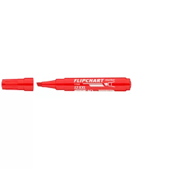   Flipchart marker vízbázisú 1-4mm, vágott Artip 12XXL piros