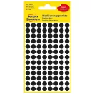 Etikett címke, o8mm, jelölésre, 104 címke/ív, 4 ív/doboz, Avery fekete