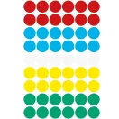 Etikett címke, o12mm, jelölésre, 5 klf. szín 54 címke/ív, 5 ív/doboz, Avery vegyes