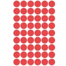 Etikett címke, o12mm, jelölésre, 54 címke/ív, 5 ív/doboz, Avery piros