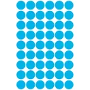 Etikett címke, o12mm, jelölésre, 54 címke/ív, 5 ív/doboz, Avery kék