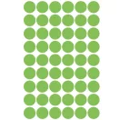 Etikett címke, o12mm, jelölésre, világos 54 címke/ív, 5 ív/doboz, Avery zöld